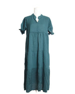 Bangkok Loose Summer Dress EMERALD GREEN