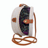 Hand painted Rattan Bag