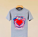 Filipino American T-shirts Gray