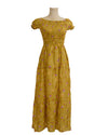 Mustard long dress