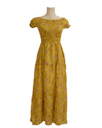 Mustard long dress